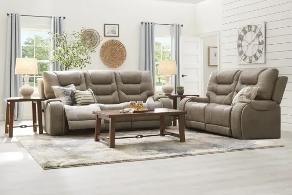 Laredo Springs Gray 7 Pc Living Room with Reclining Sofa