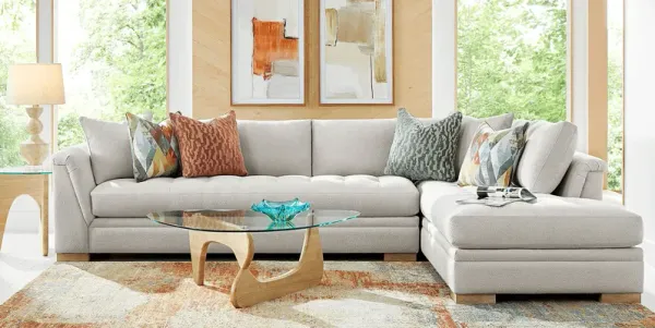 Harper Gray 2 Pc XL Sectional