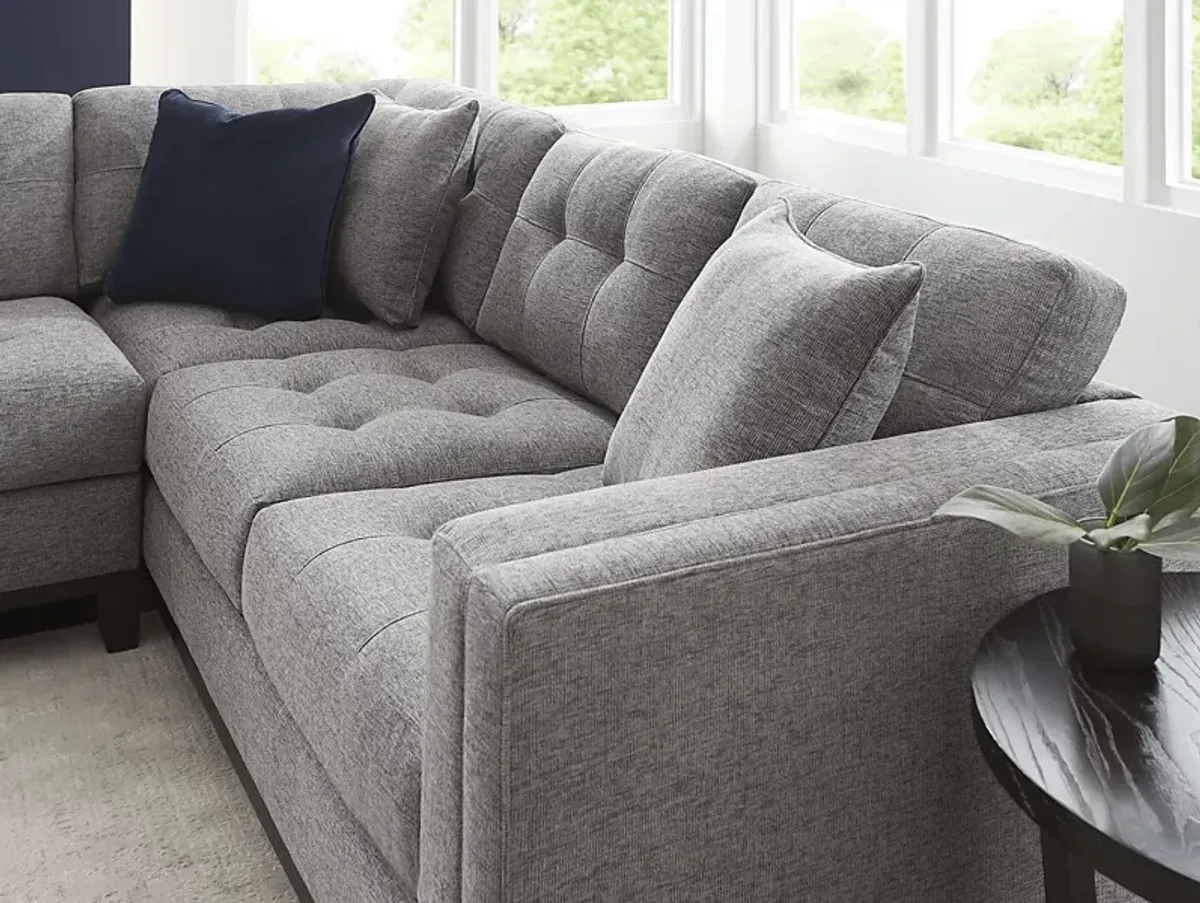 Chatham Gray 3 Pc Sectional