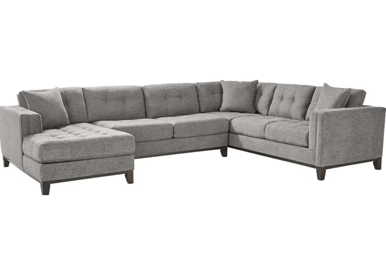 Chatham Gray 3 Pc Sectional