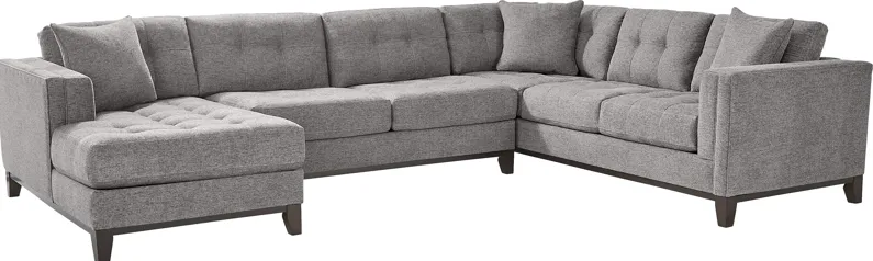 Chatham Gray 3 Pc Sectional