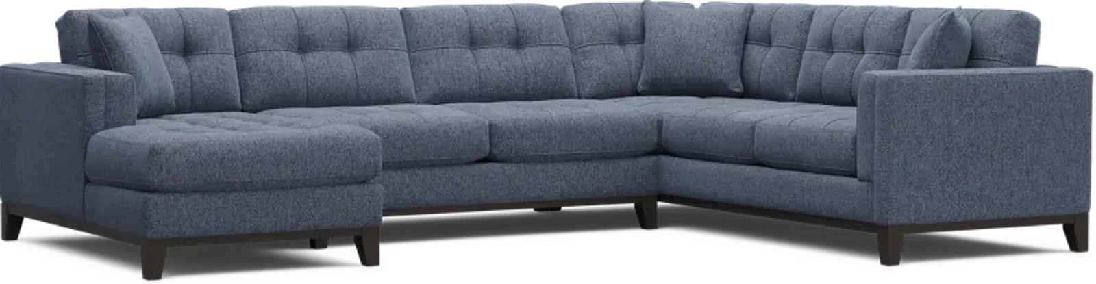 Chatham Navy 3 Pc Sectional