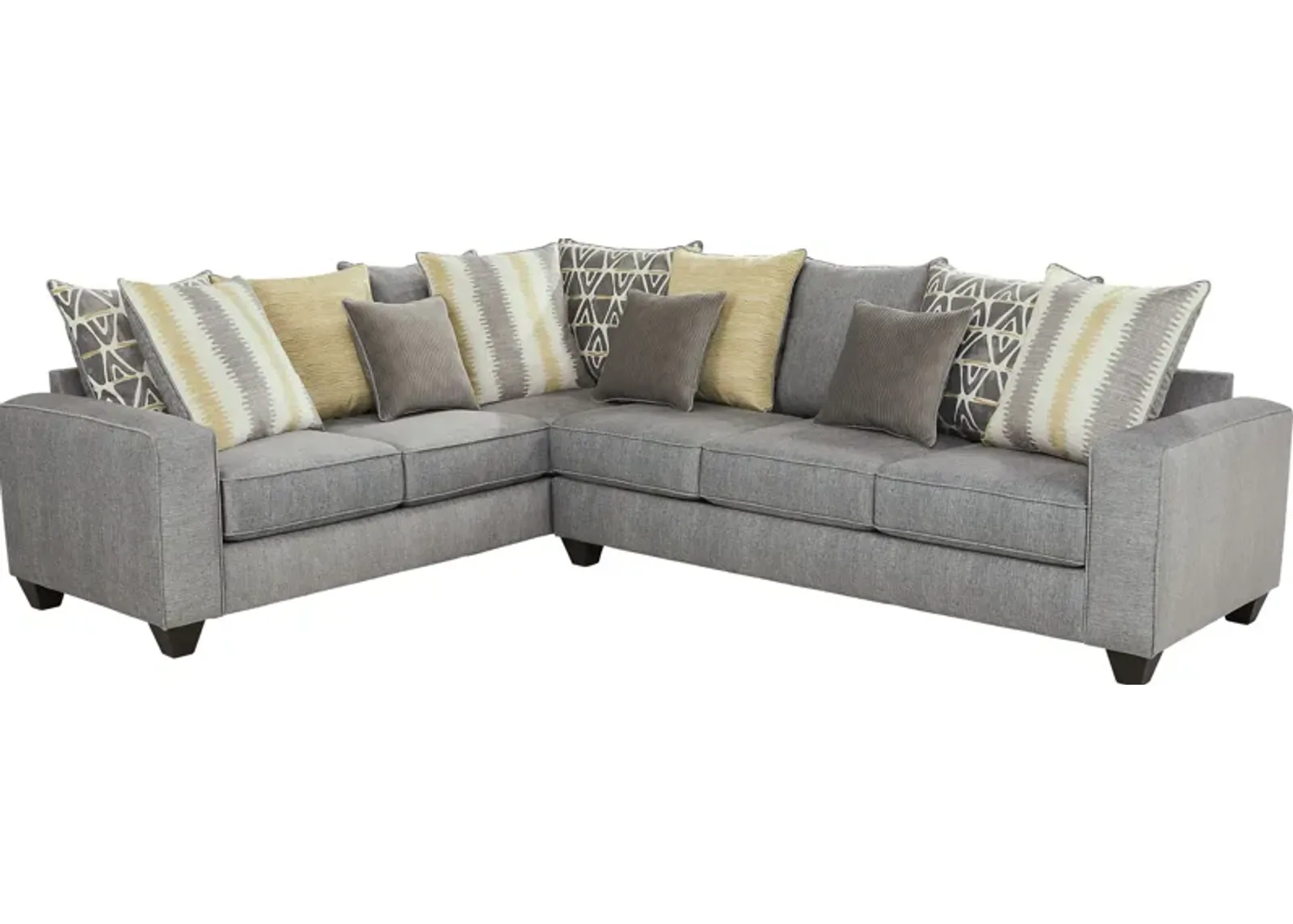 Robson Street Dark Gray 2 Pc Sectional