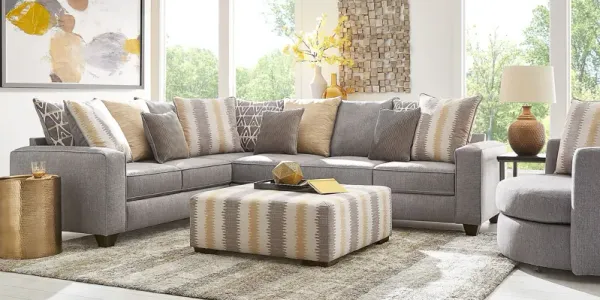 Robson Street Dark Gray 2 Pc Sleeper Sectional