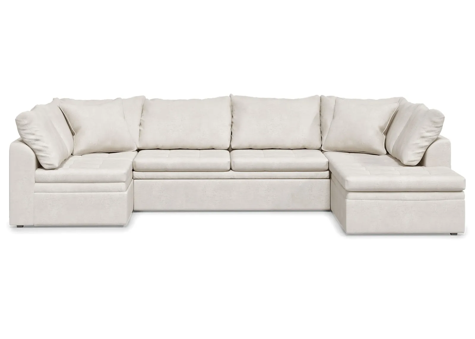 Sheridan Square Off-White 3 Pc Sleeper Sectional