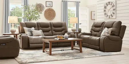 Laredo Springs Brown 8 Pc Living Room with Reclining Sofa