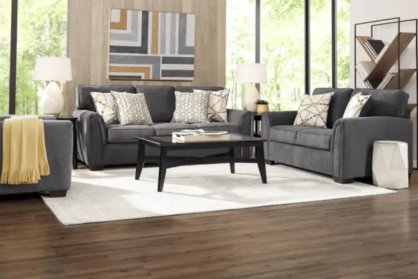 Amalie Gray 3 Pc Living Room