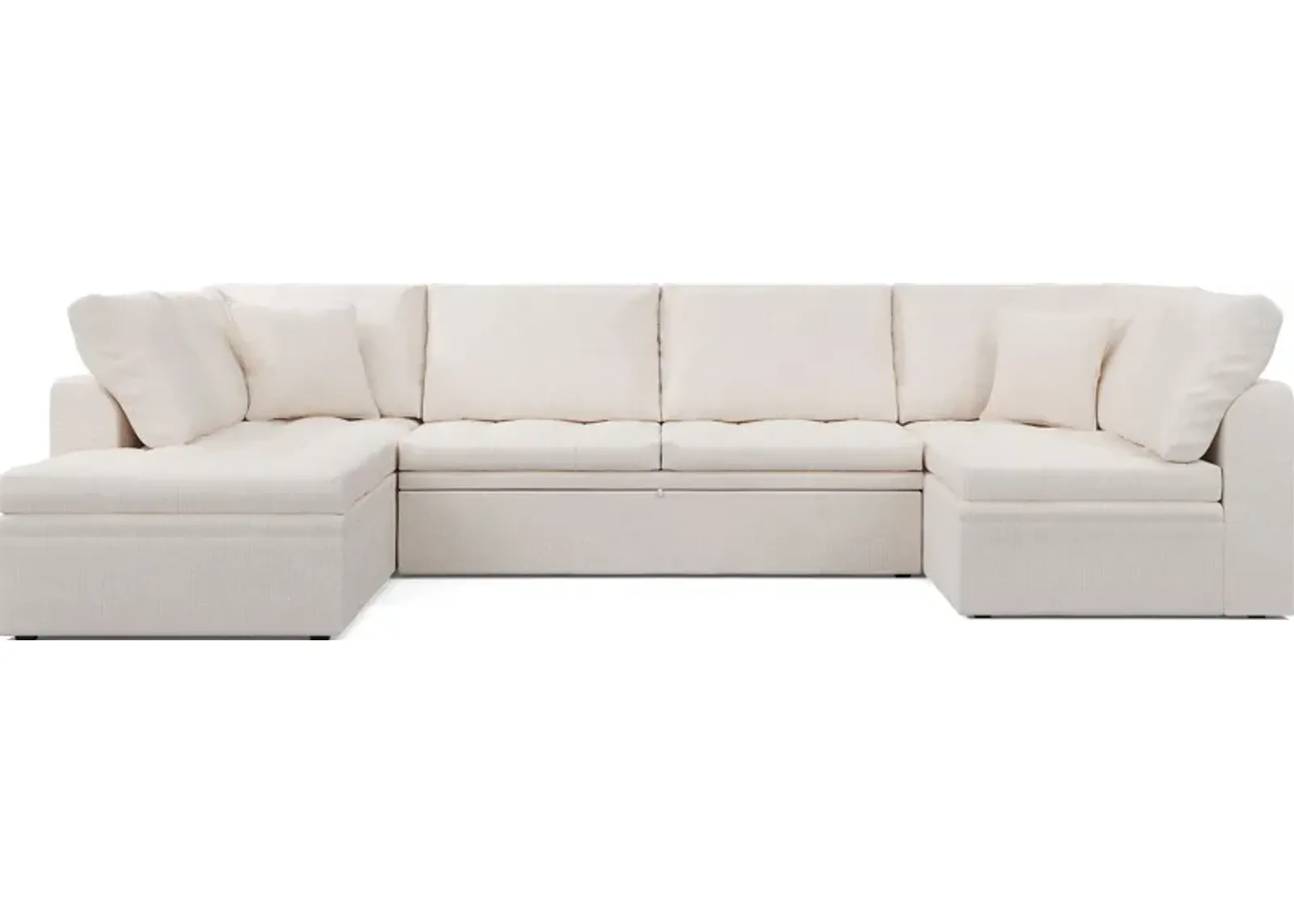 Sheridan Square Off-White 3 Pc Sleeper Sectional