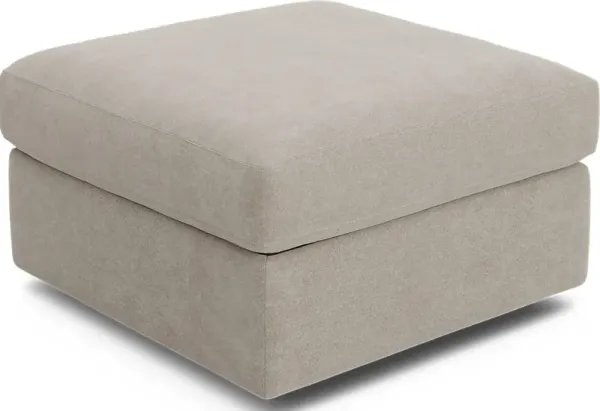 ModularOne Beige Storage Bumper Ottoman