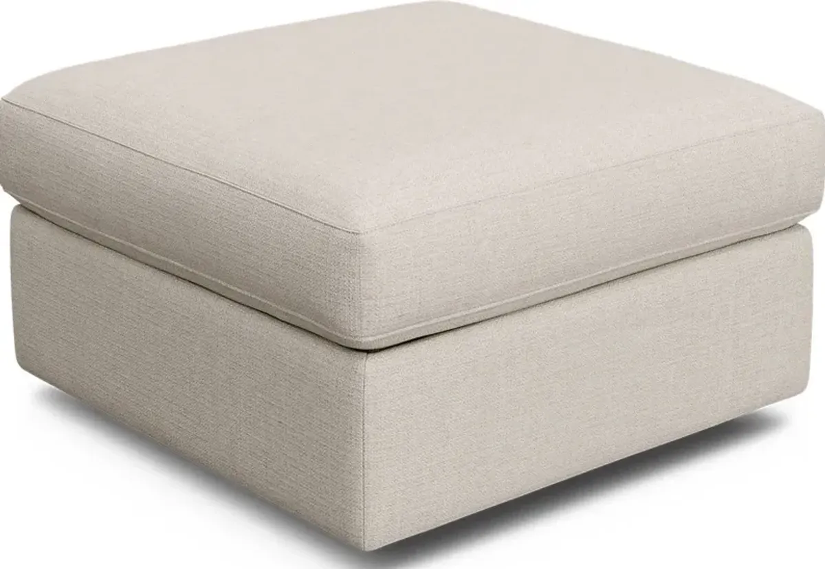 ModularOne Off-White Storage Bumper Ottoman