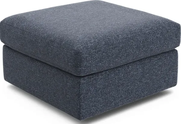 ModularOne Dark Blue Storage Bumper Ottoman