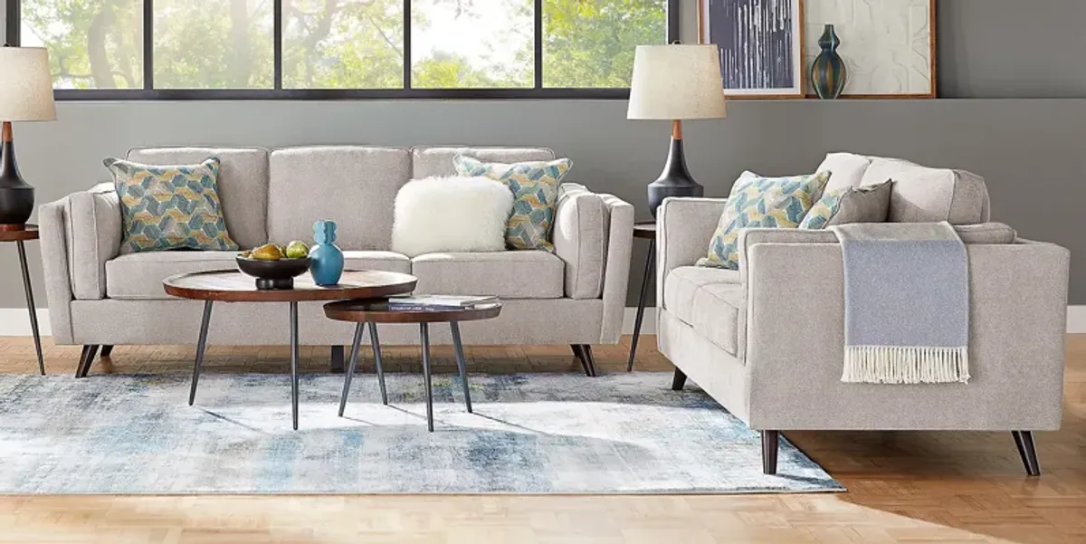 Arlington Platinum 8 Pc Living Room with Sleeper Sofa