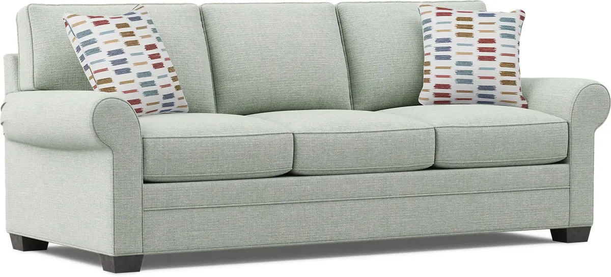 Bellingham Willow Green Textured 2 Pc Living Room