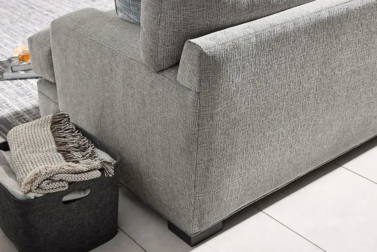 Bedford Park Gray 7 Pc Sectional Living Room