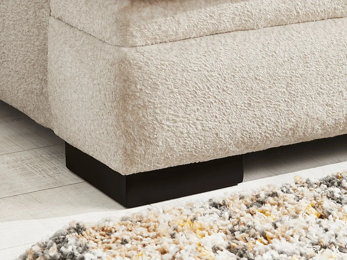 Hudson Street Beige 4 Pc Sectional