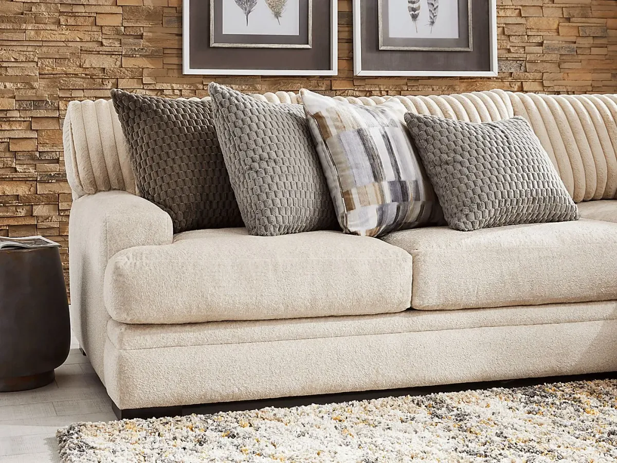 Hudson Street Beige 4 Pc Sectional