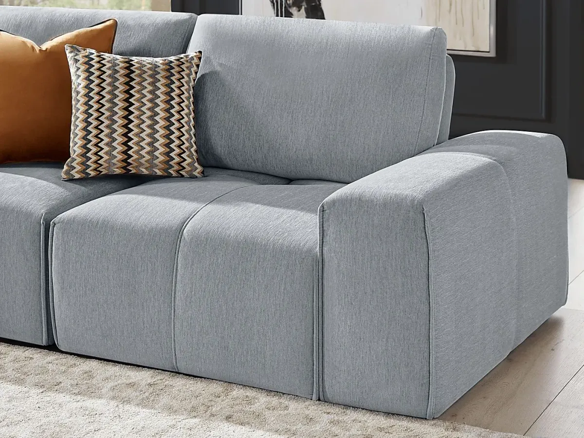 Laney Gray 6 Pc Sectional Living Room