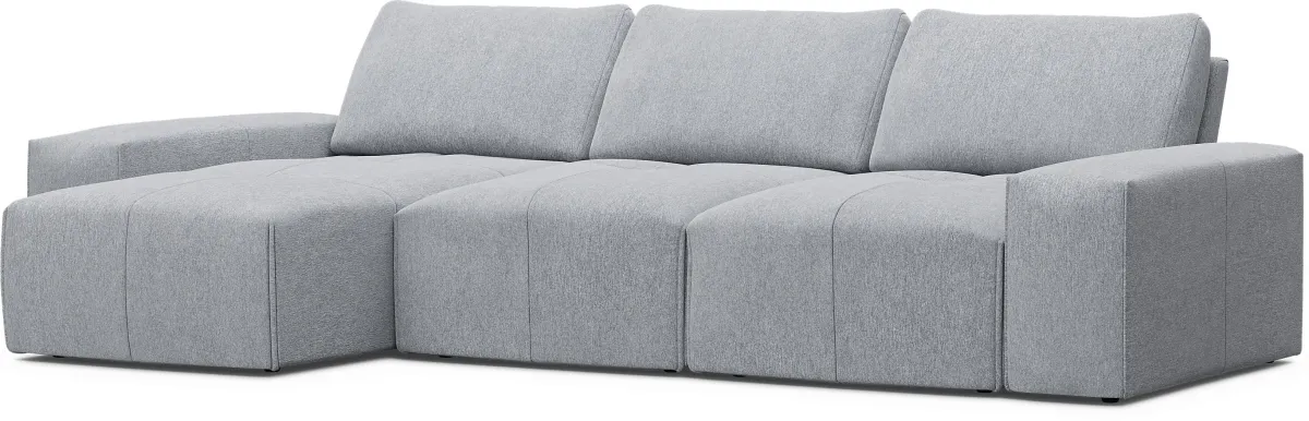 Laney Gray 6 Pc Sectional Living Room