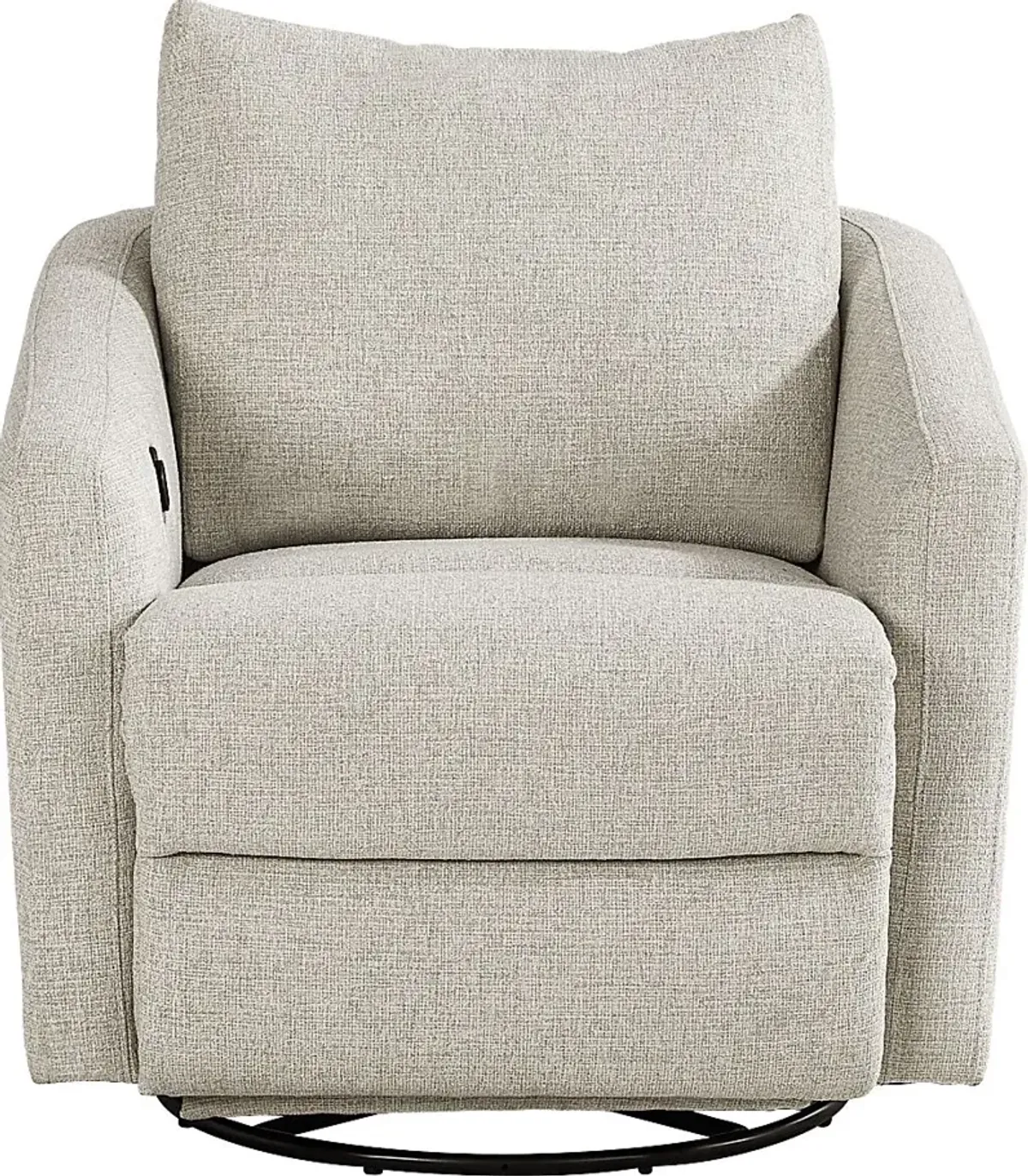 Layton Beige Power Swivel Chair