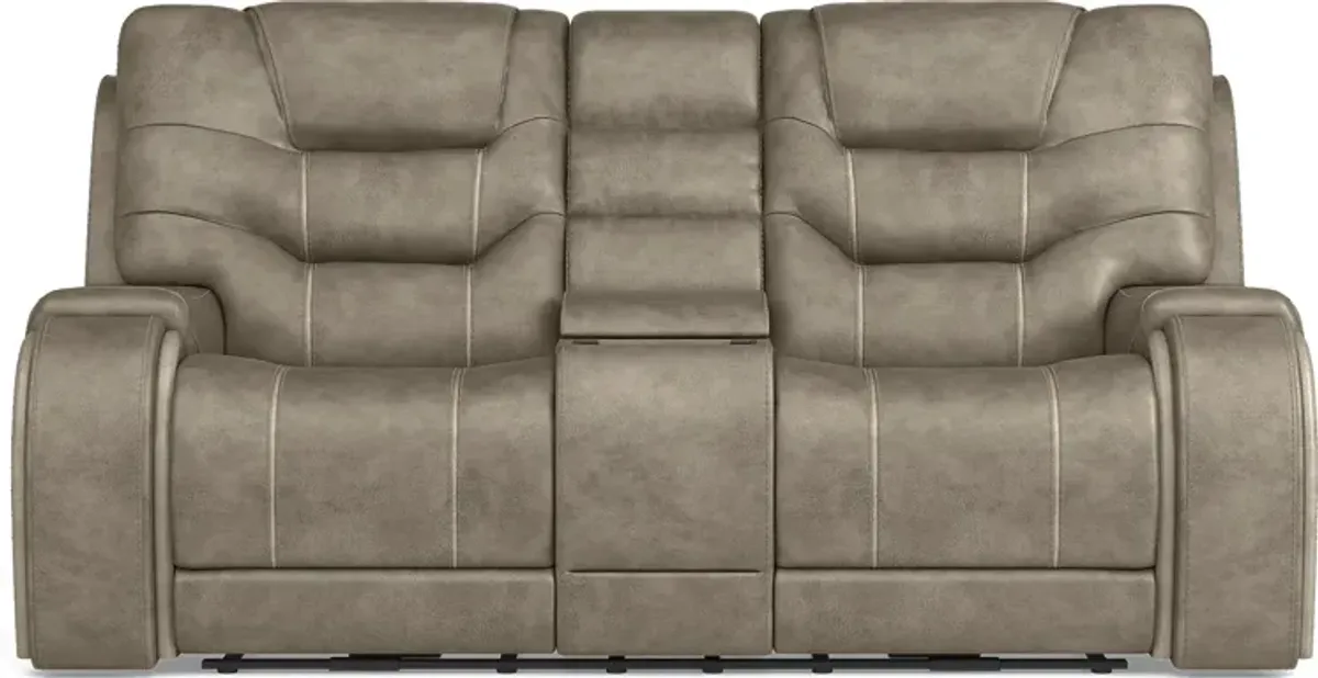 Laredo Springs Gray 8 Pc Dual Power Reclining Living Room