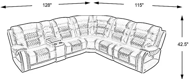 Eric Church Highway To Home Headliner Brown Leather 6 Pc Dual Power