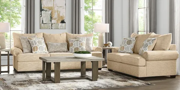 Reyna Point Tan 2 Pc Living Room