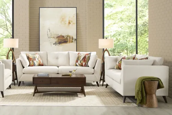 Copenhagen Ivory 5 Pc Living Room