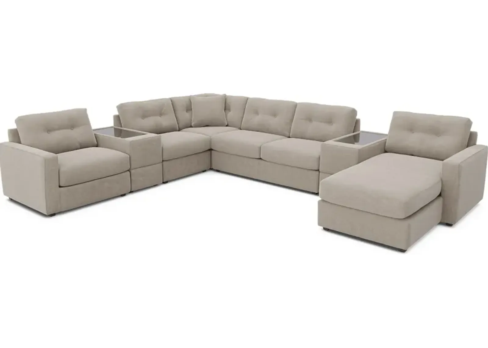 Beige 7 Pc ModularOne Sleeper