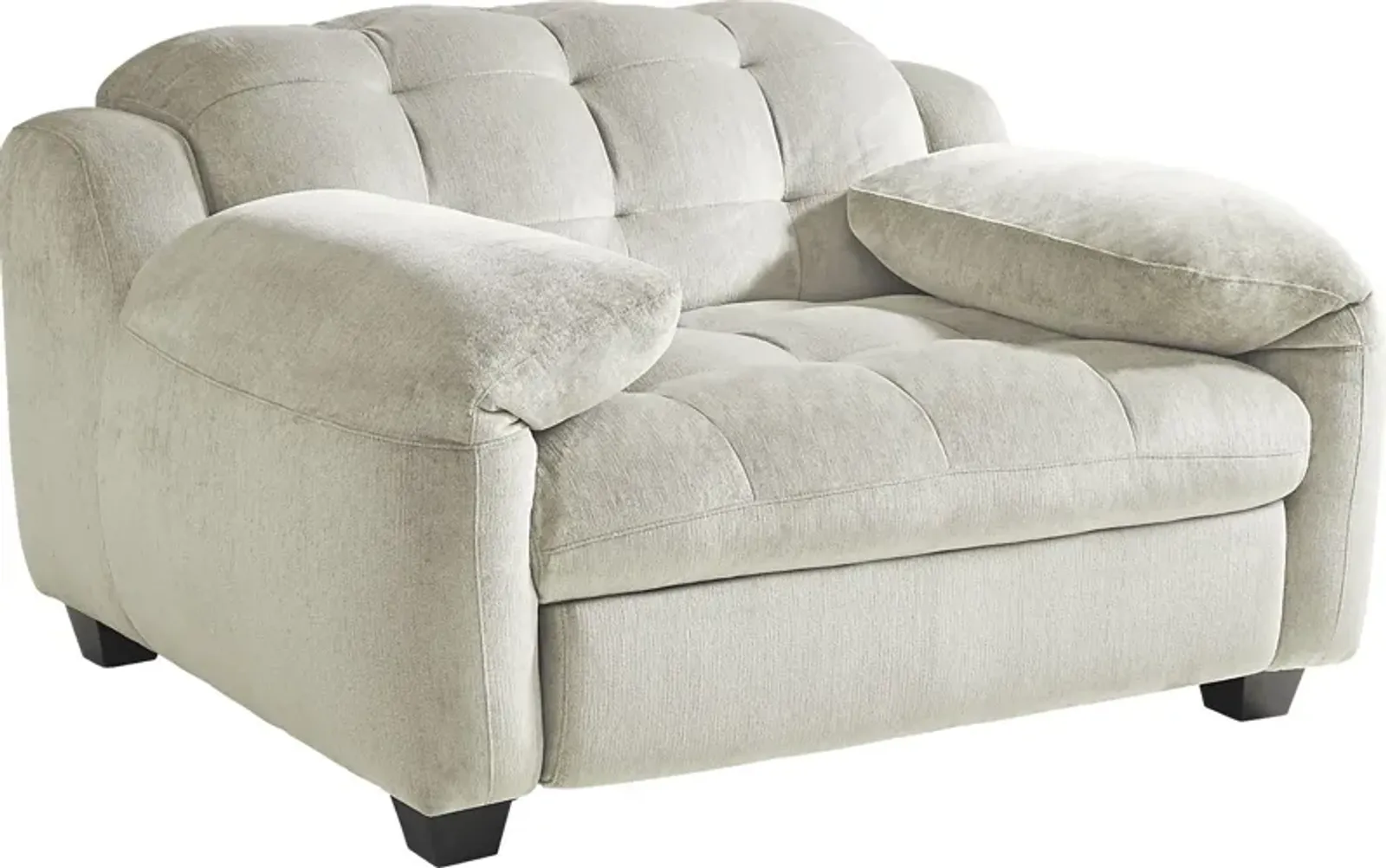 Ardelia Lane Light Gray Dual Power Recliner by Rooms To Go Furniture