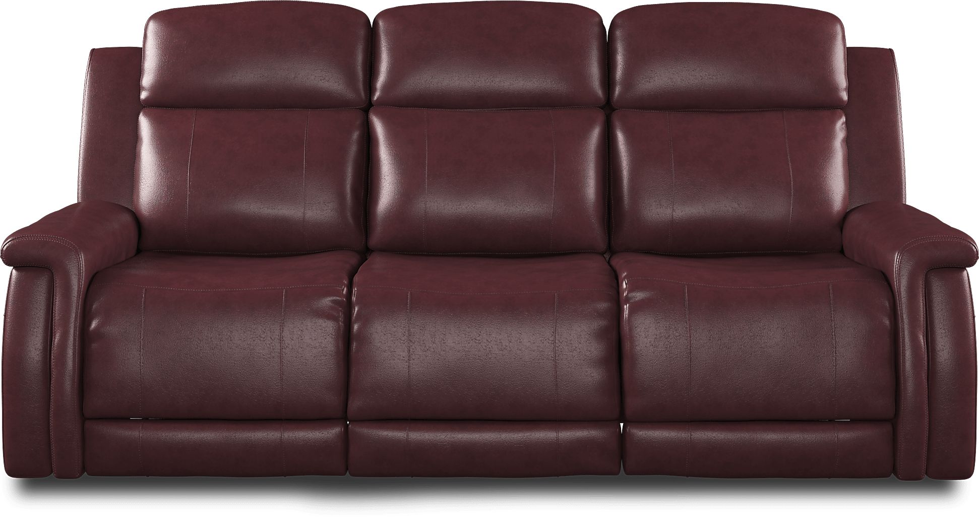 Orsini Red Leather 8 Pc Dual Power Reclining Living Room