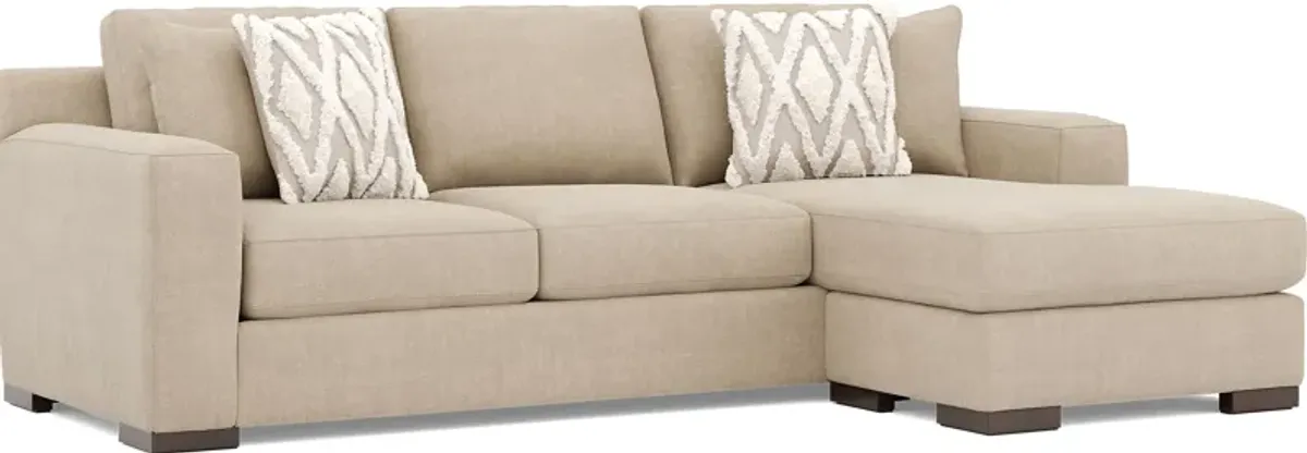 Melbourne Beige 4 Pc Sectional Living Room