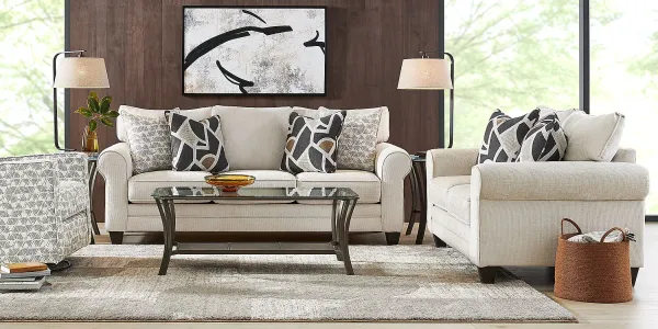 Salgado Beige 8 Pc Living Room