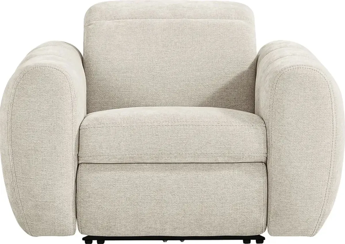 Laurel Heights Gray Dual Power Recliner