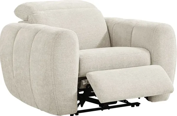 Laurel Heights Gray Dual Power Recliner