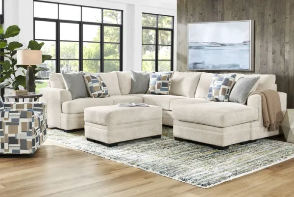 Copley Place Linen 6 Pc Sectional Living Room