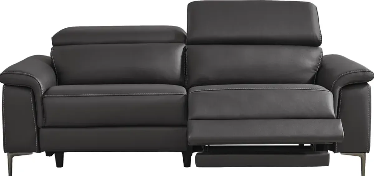 Weatherford Park Black 3 Pc Dual Power Reclining Living Room