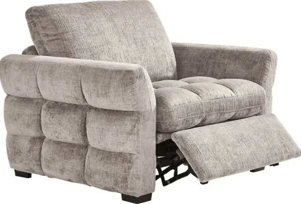 Richland Gray Power Recliner