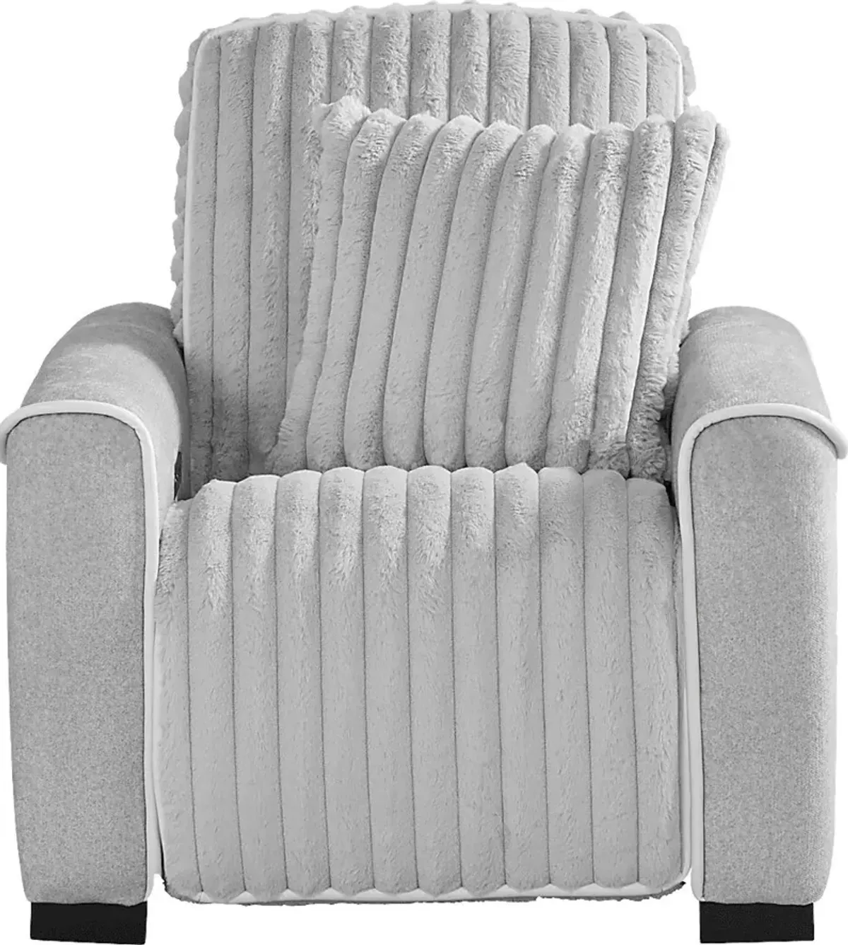 Bedingfield Gray Dual Power Recliner