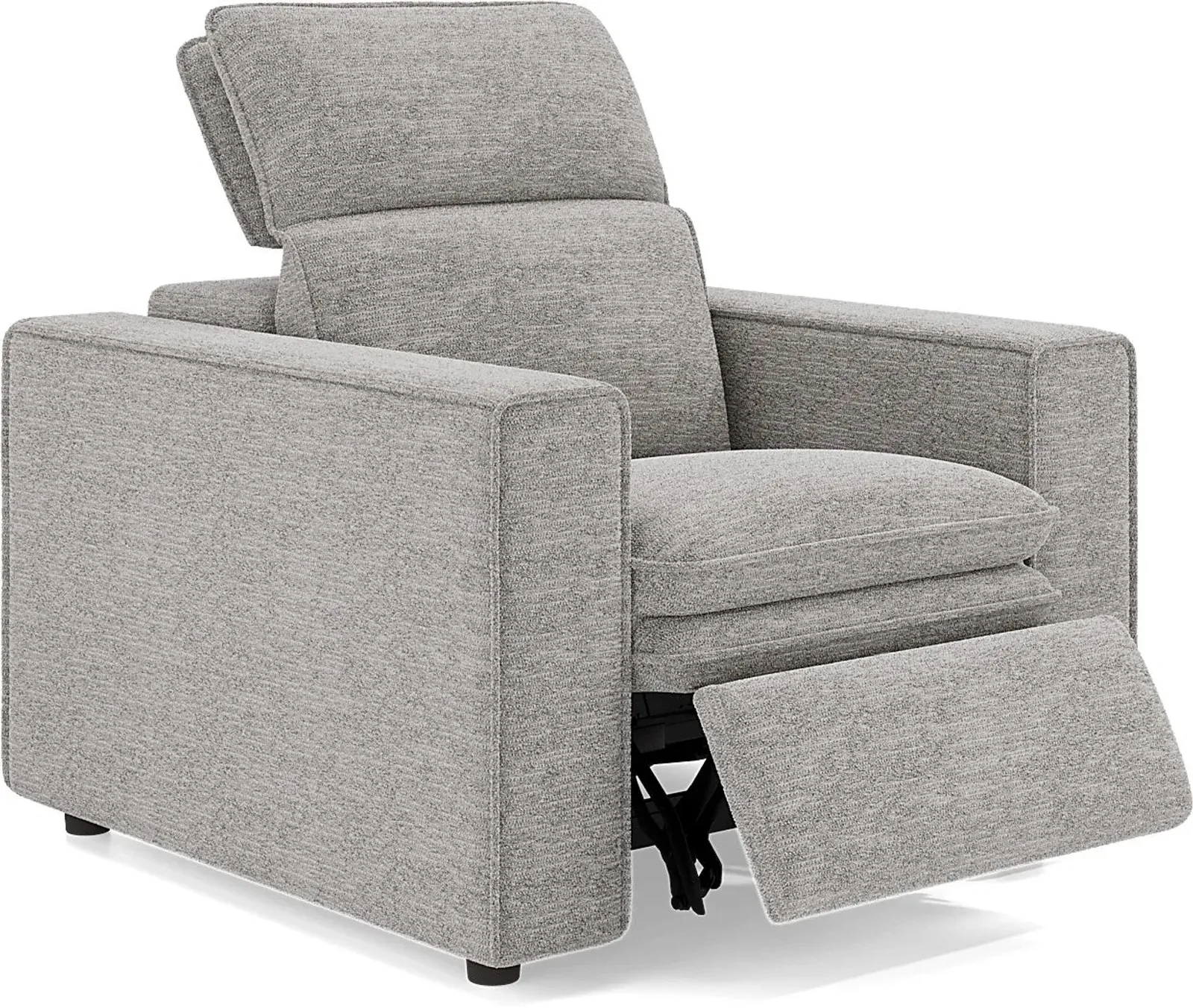 Salvator Street Gray Dual Power Recliner