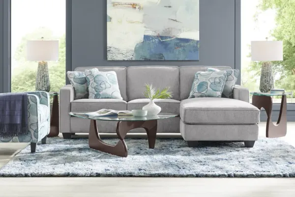 Alanis Bay Gray 4 Pc Living Room