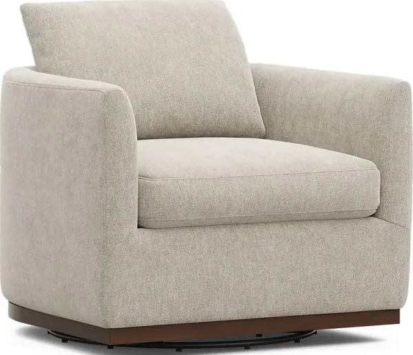 The Flow Gray Accent Chair