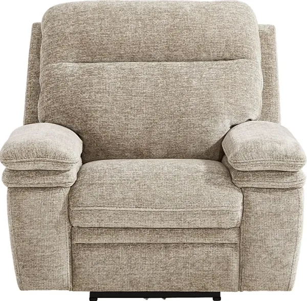 Anaheim Latte Dual Power Recliner