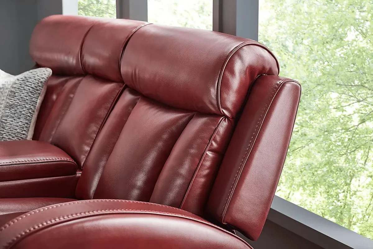 Copperfield Red 2 Pc Dual Power Reclining Living Room