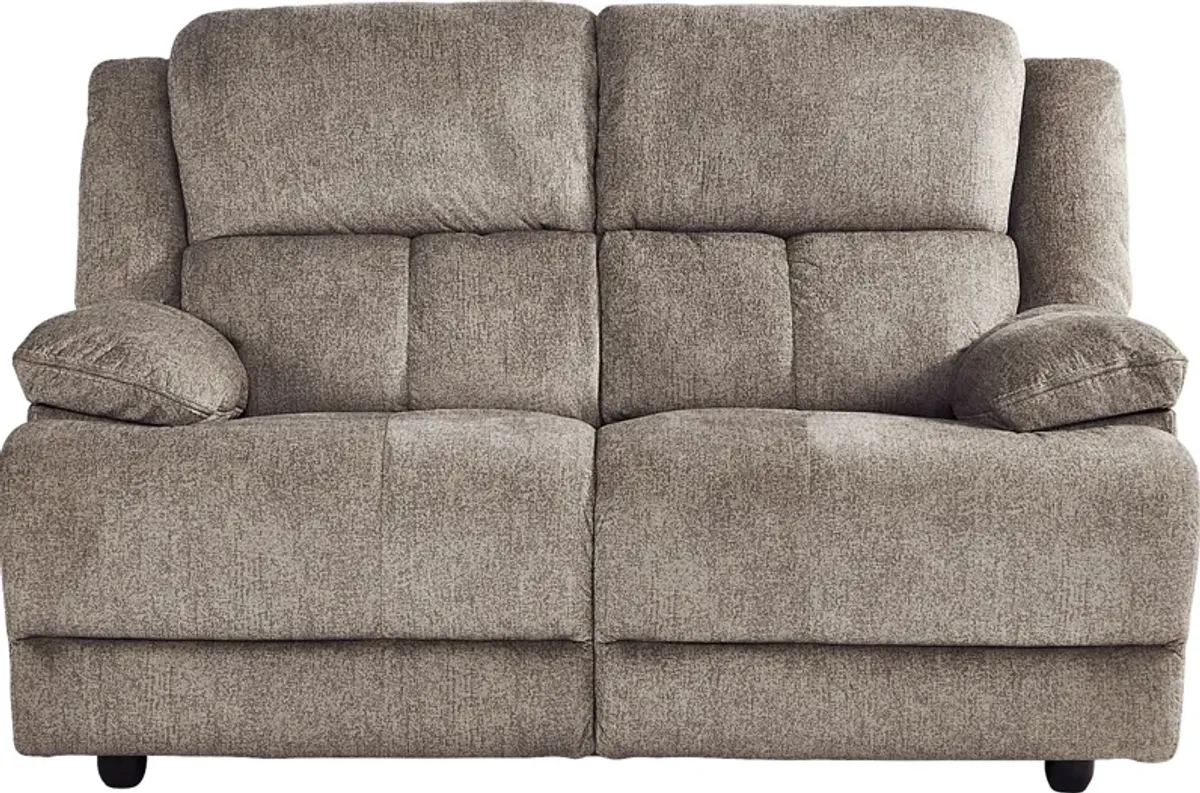 Townsend Brown 5 Pc Living Room with Reclining Sofa