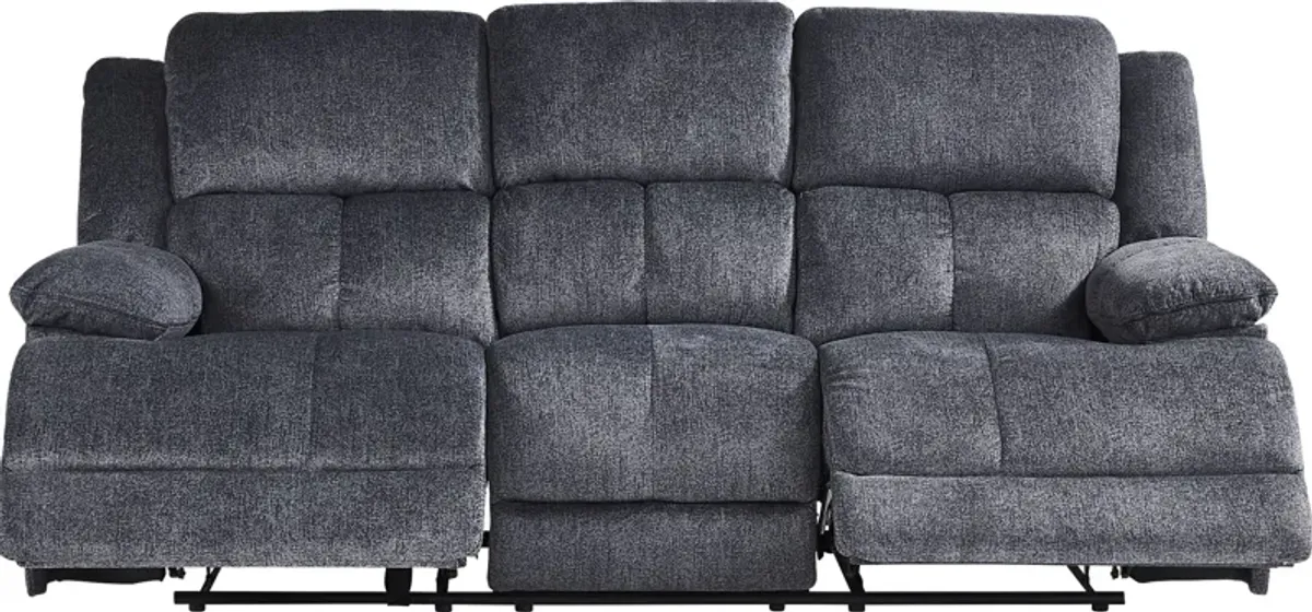 Townsend Gray 5 Pc Living Room with Reclining Sofa