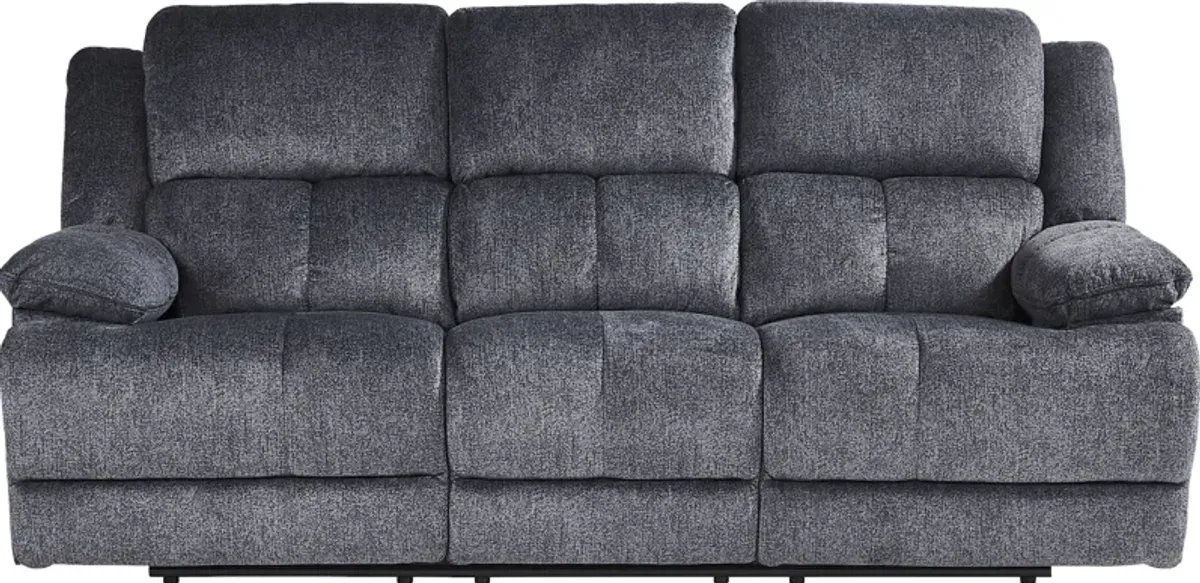 Townsend Gray 5 Pc Living Room with Reclining Sofa