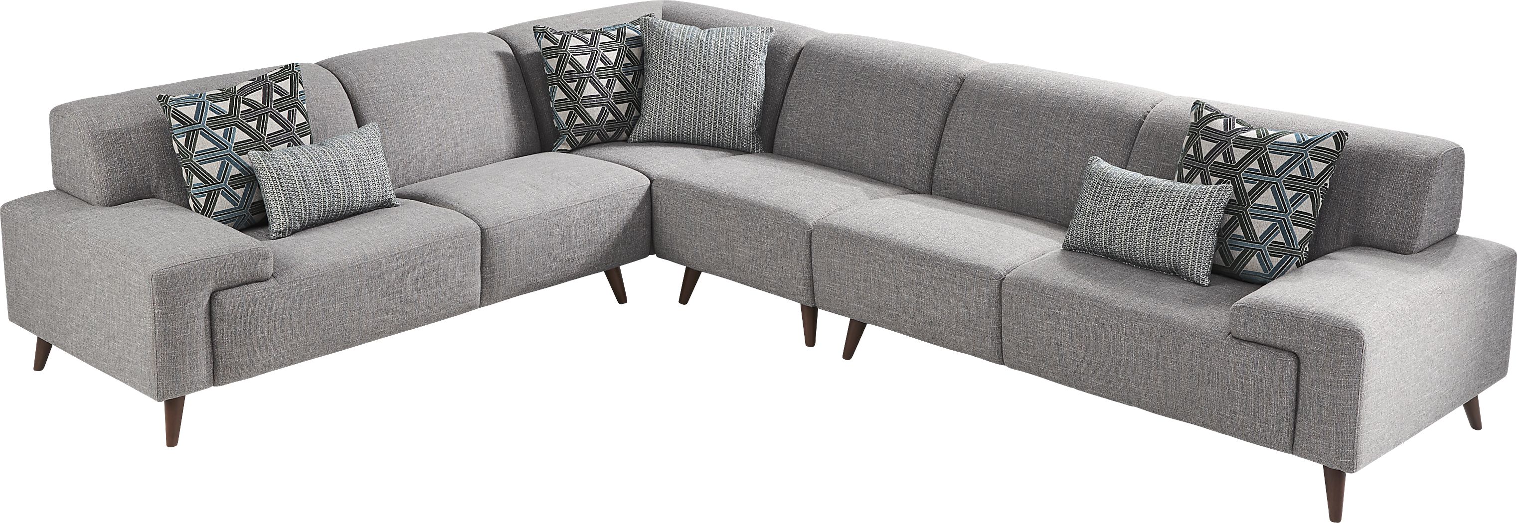 Westwood Gray 4 Pc Sectional