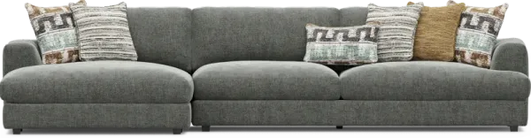 Montecito Charcoal 2 Pc Sectional