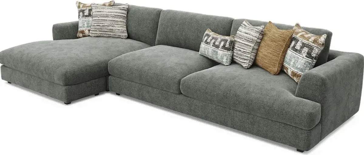 Montecito Charcoal 2 Pc Sectional