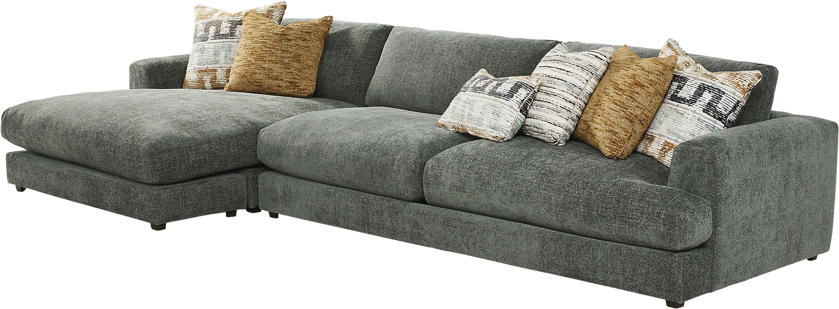 Montecito Charcoal 2 Pc Sectional